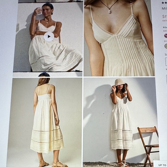 J. Crew Cream Maxi Dress for Women - Picture 6 of 6